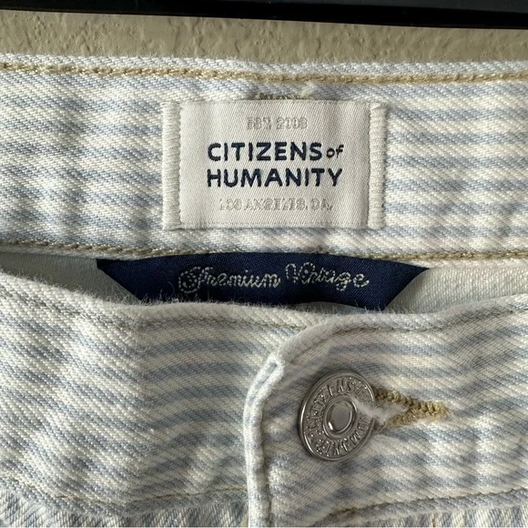 Citizens of Humanity Miro Stripe Barrel Jeans SZ 29 - Picture 4 of 8